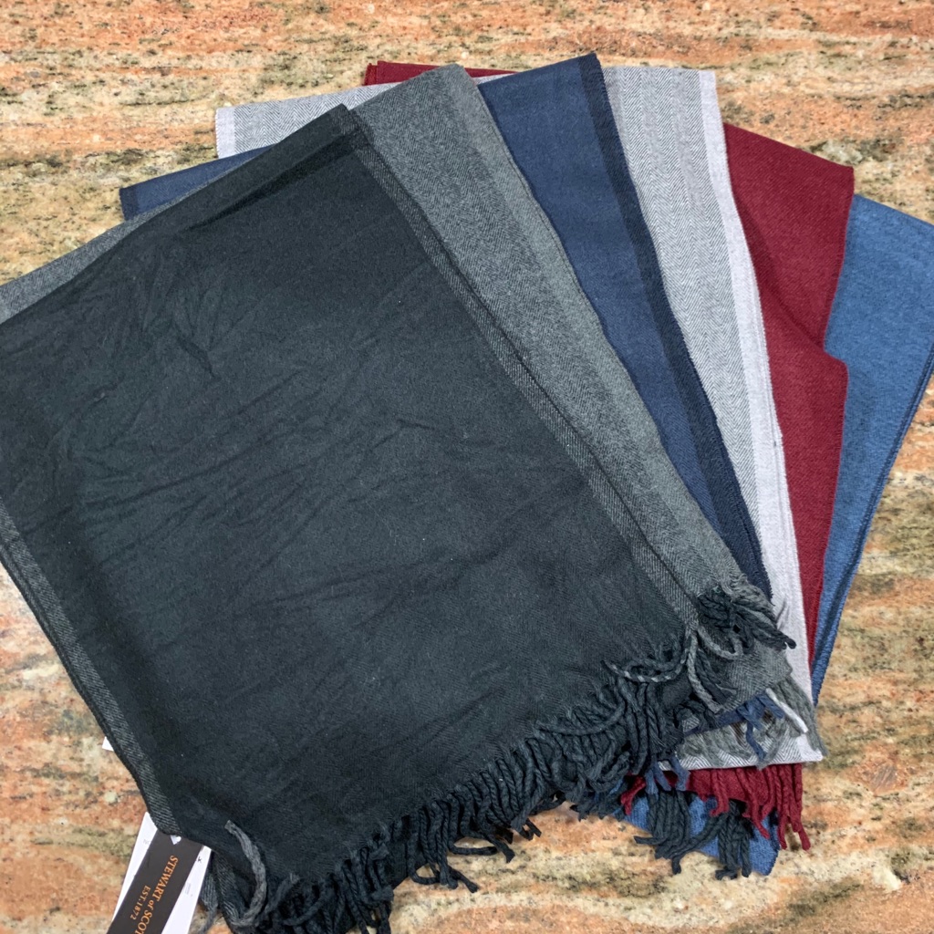 Stewart Of Scotland Solid Scarves (6-Pack)